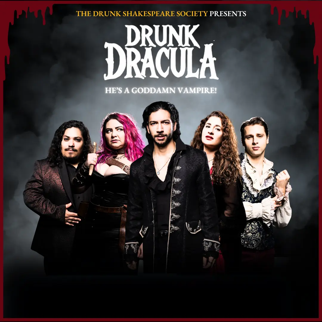 This Spooky Season, one actor takes five shots of whiskey and attempts an epic retelling of Transylvania’s thirstiest bachelor...DRACULA!