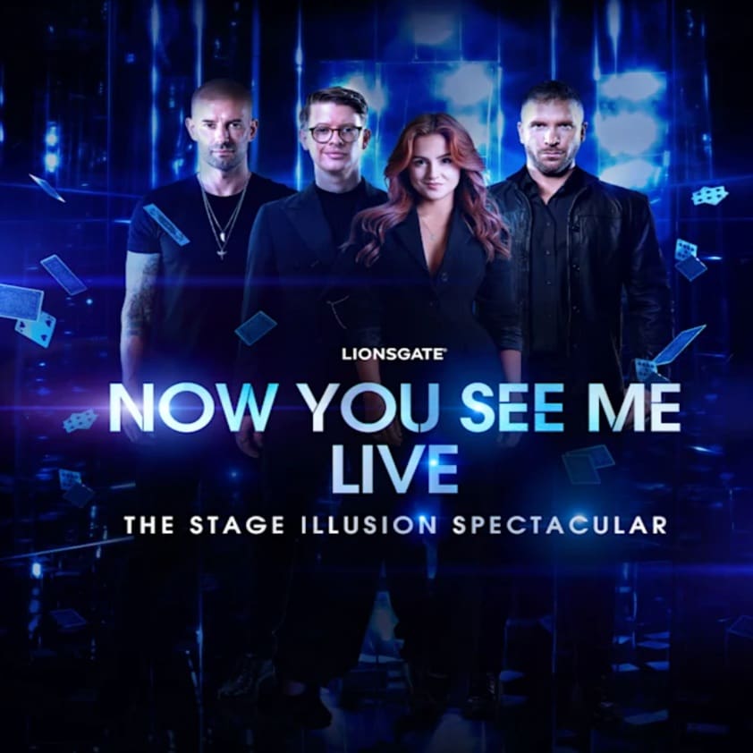 Four world-class illusionists will unite as The Horsemen, transforming the magic of the films into a live stage spectacle with never-before-seen feats of wonder.
