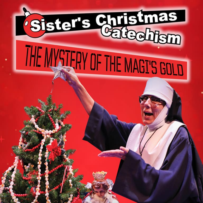 It’s CSI: Bethlehem in this holiday mystery extravaganza, by the author of the Late Nite Catechism series
